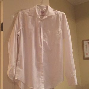 Merona white button down.